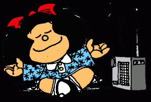 Resultado de imagen de imagenes animadas infantiles de la radio mafalda