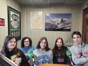Estela, Paz, Selene, Leire y Daniel en Onda Cero Radio